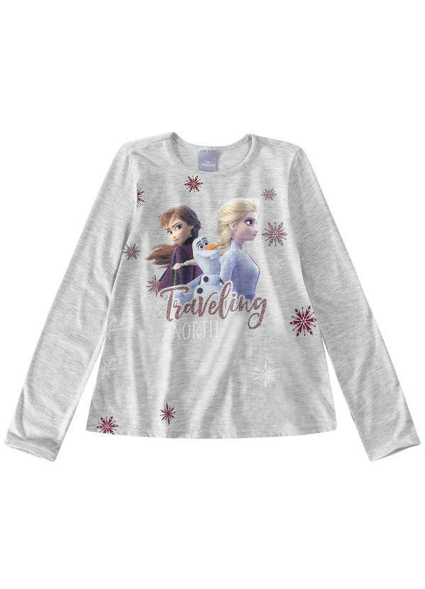 

Blusa Cinza Claro Frozen Ii®