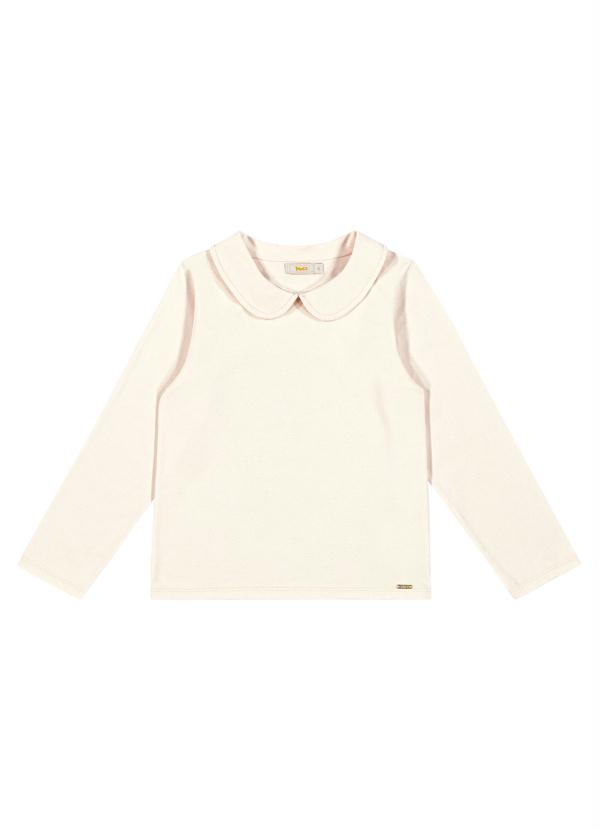 

Blusa Infantil Feminina Bege