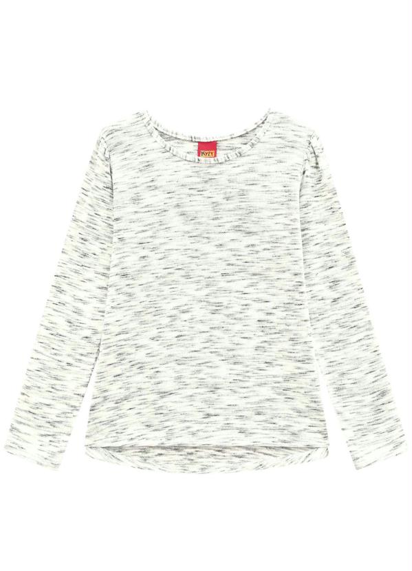 

Blusa Infantil Feminina Off White, Bege