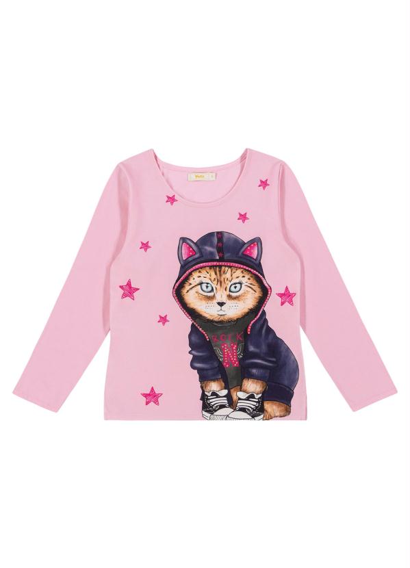 

Blusa Infantil Feminina Rosa