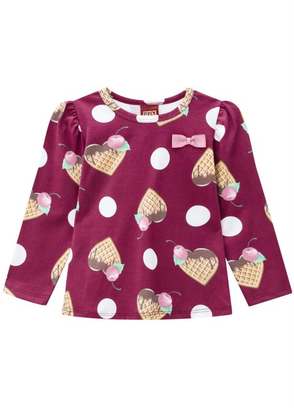 

Blusa Infantil Feminina Roxo