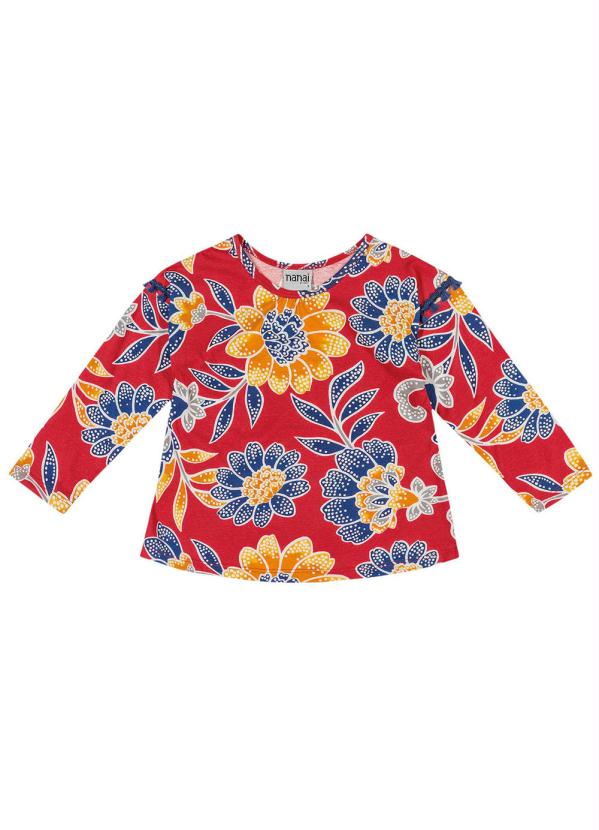 

Blusa Infantil Feminina Vermelho