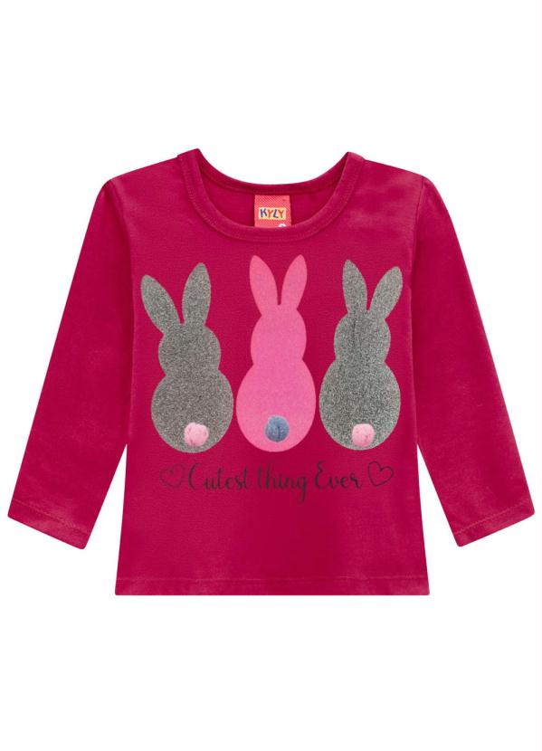 

Blusa Infantil Feminina Vermelho