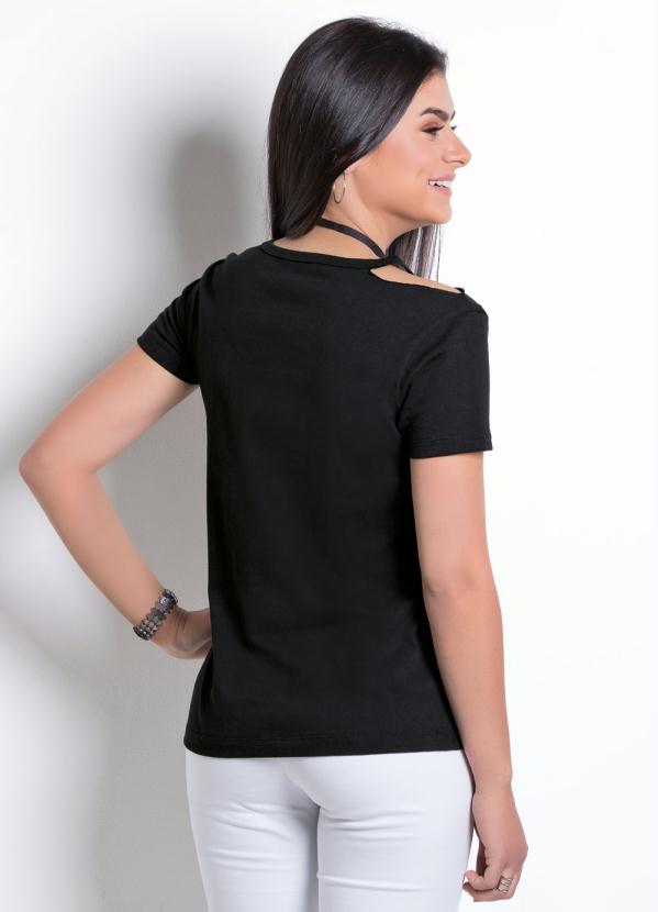 

Blusa Juv Fita Preta, Preto