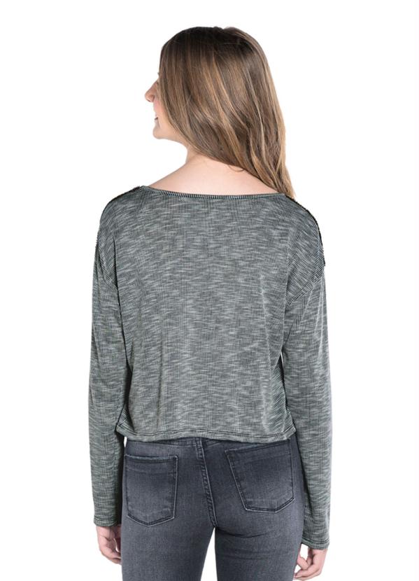 

Blusa Juvenil Feminina Preto