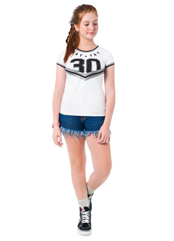 

Blusa Teen Feminina Branco