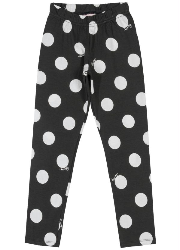 

Calça Legging Infantil Estampada Preto