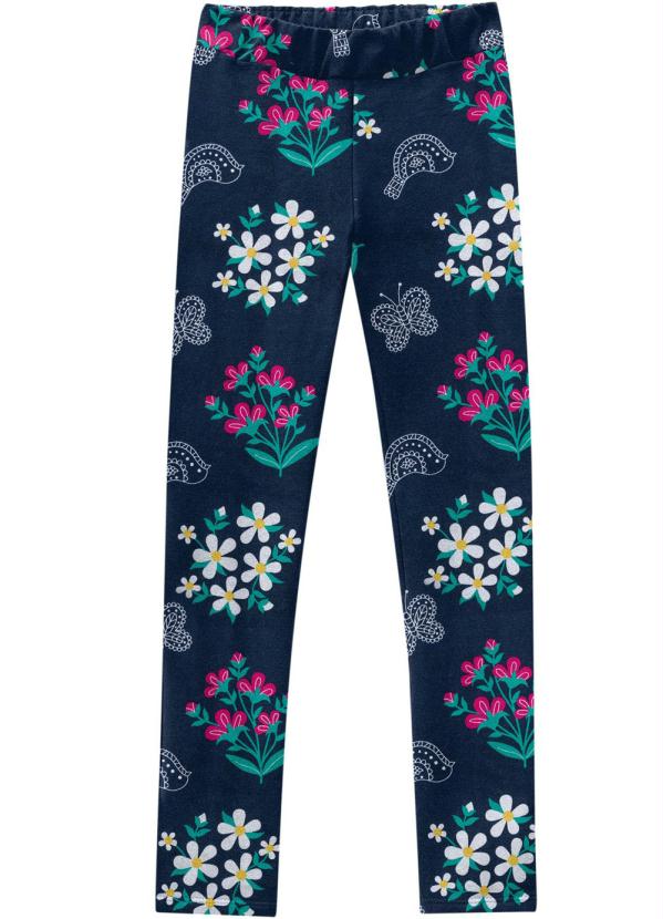 

Legging Infantil Feminina Marinho, Azul