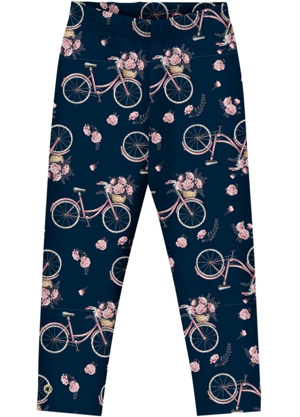 

Legging Infantil Feminina Marinho, Azul