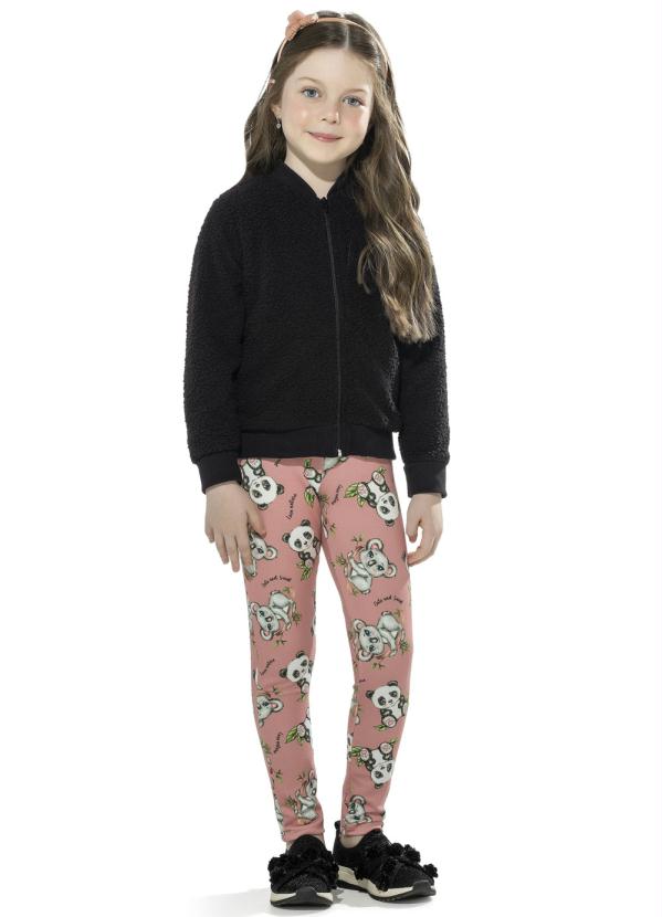 

Legging Infantil Feminina Rosa