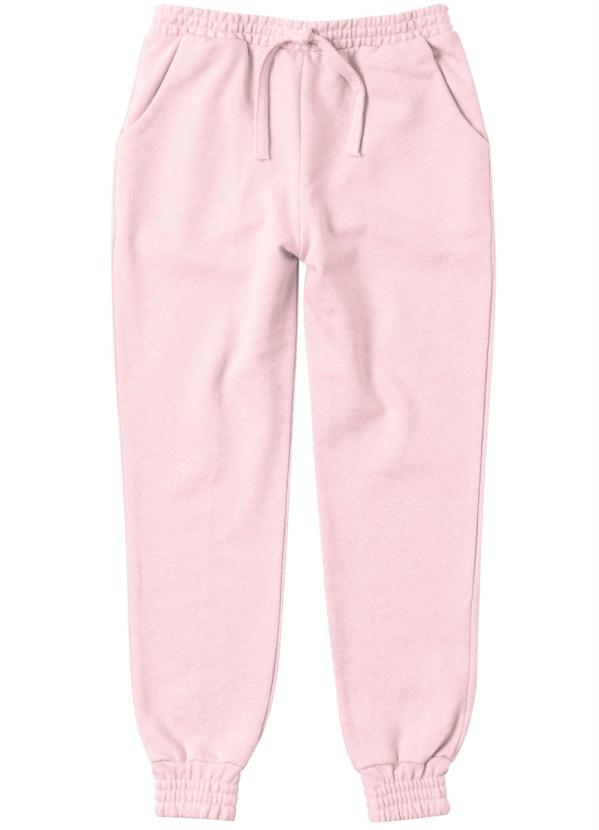 

Calça Rosa Jogging em Moletom Menina