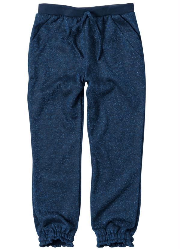 

Calça Azul Marinho Jogging Moletom Brilho