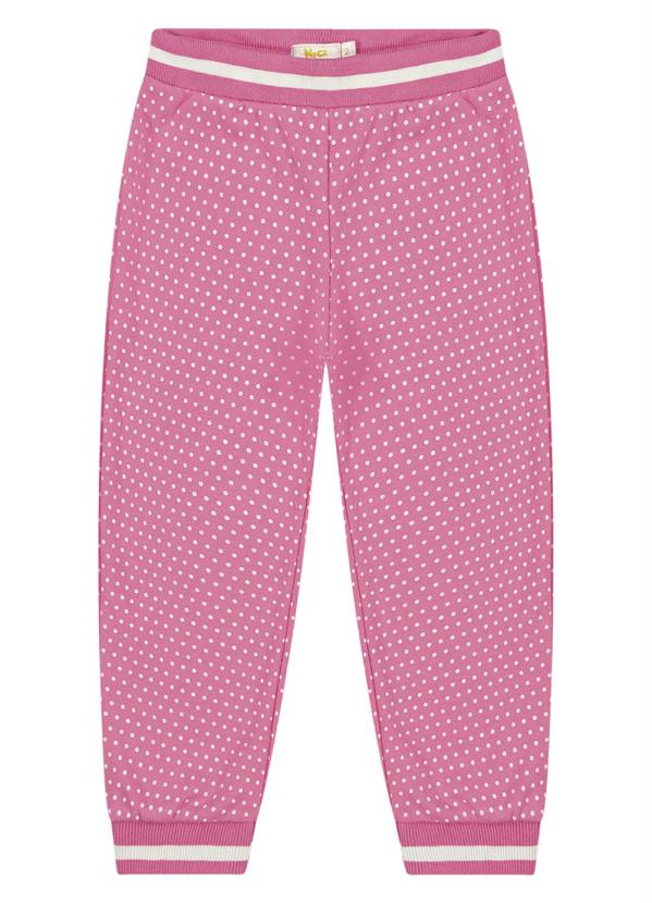 

Calça Infantil Feminina Jogger Rosa