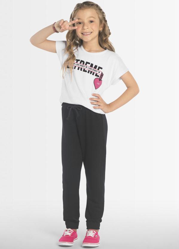 

Calça Infantil Molecotton Preto