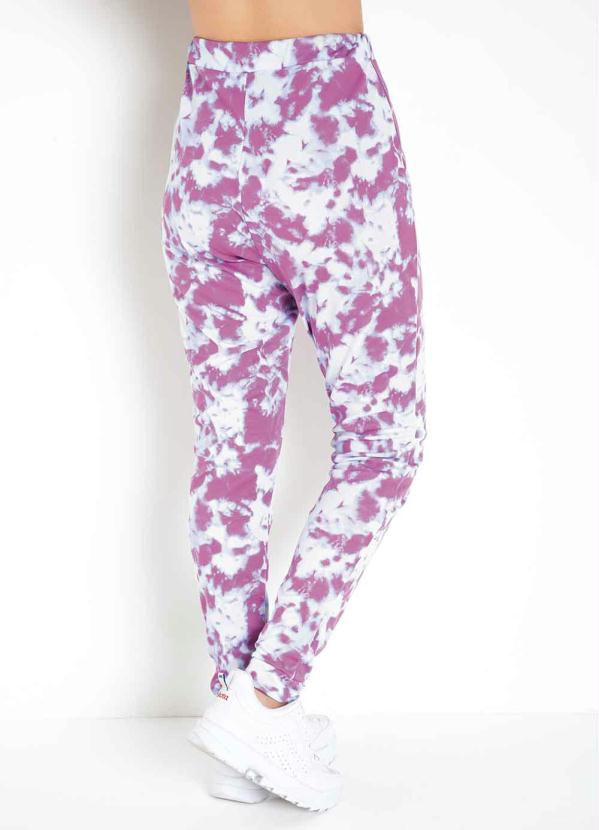 

Calça Juvenil Jogger Tie Dye Roxo