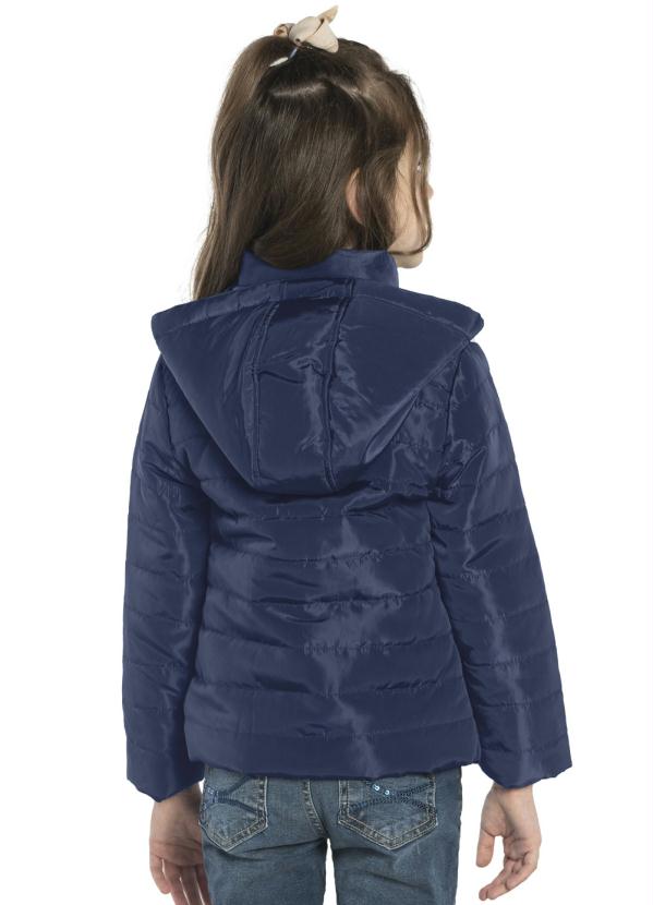 

Parka Infantil Feminina Azul