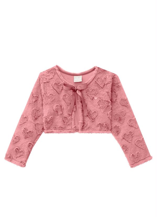 

Bolero Infantil Feminino Rosa