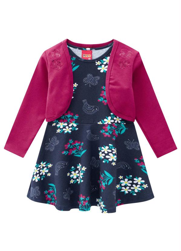 

Conjunto Infantil Feminino Marinho, Azul