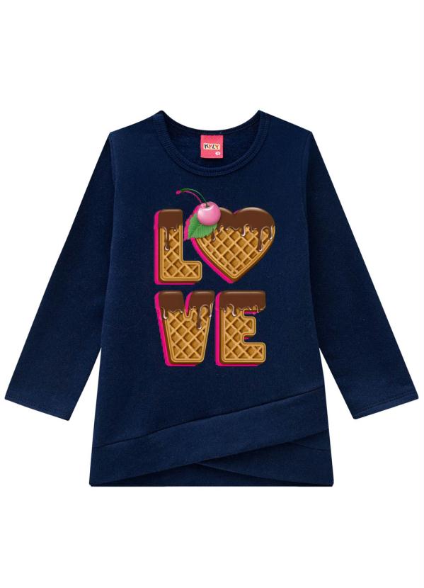 

Conjunto Infantil Feminino Marinho, Azul