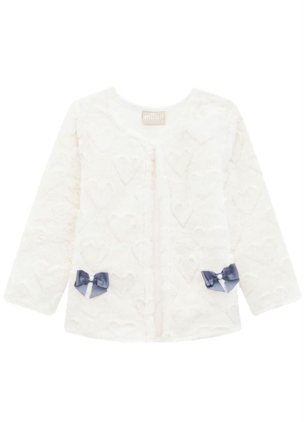 

Conjunto Infantil Feminino Off White, Branco