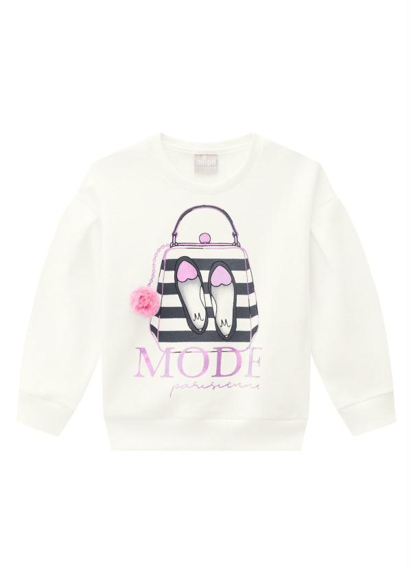 

Conjunto Infantil Feminino Off White, Bege