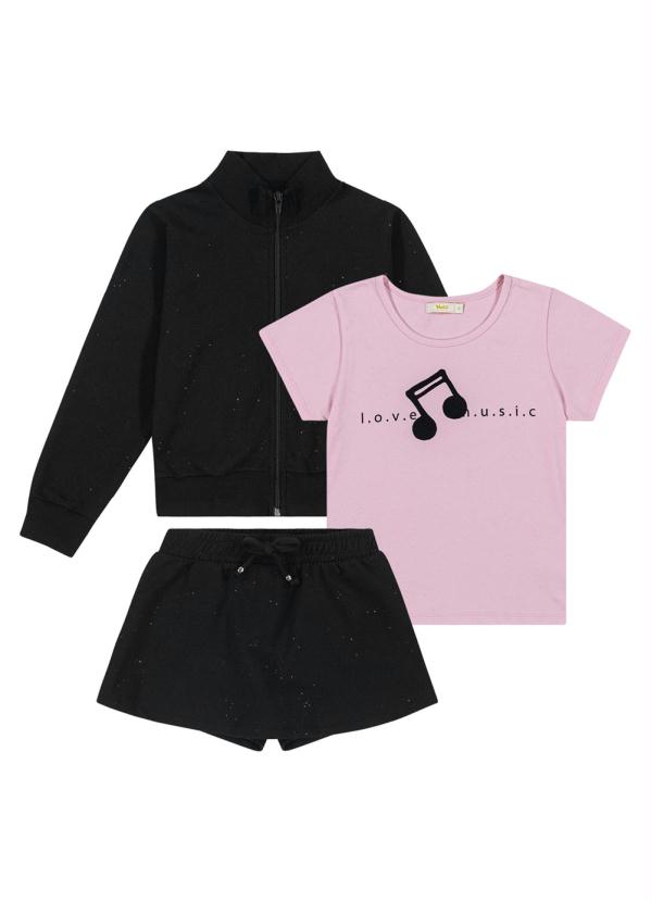 

Conjunto Infantil Feminino Rosa