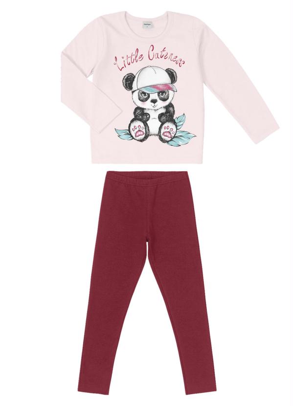 

Conjunto Infantil Feminino Rosa