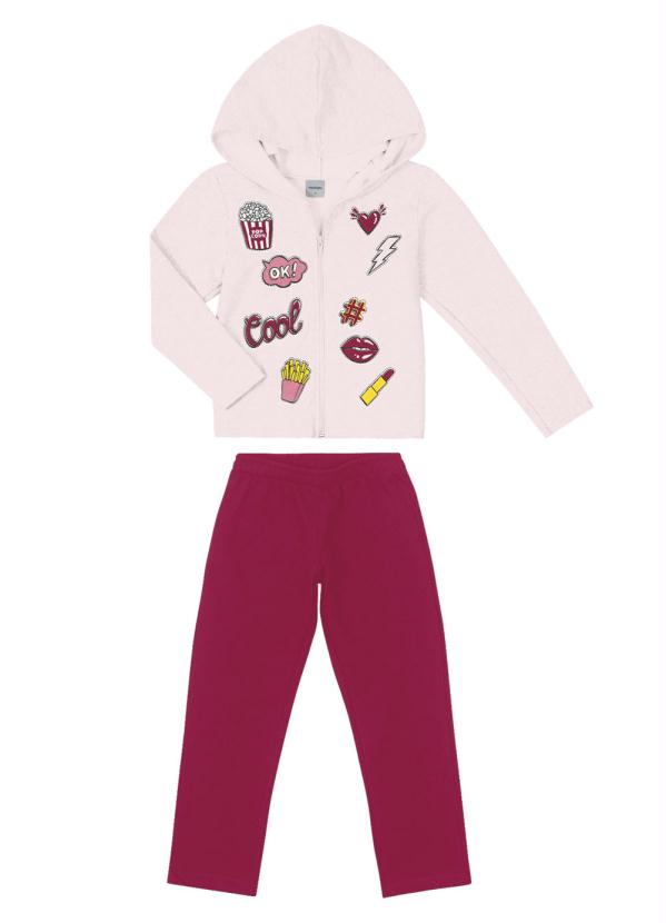 

Conjunto Infantil Feminino Rosa