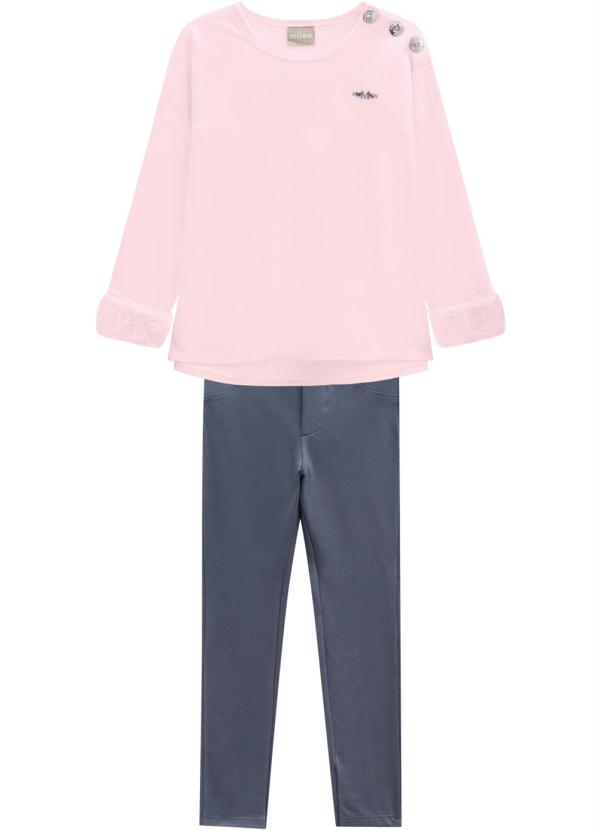 

Conjunto Infantil Feminino Rosa