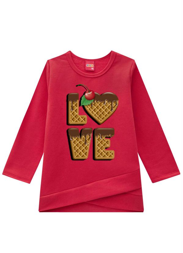 

Conjunto Infantil Feminino Vermelho