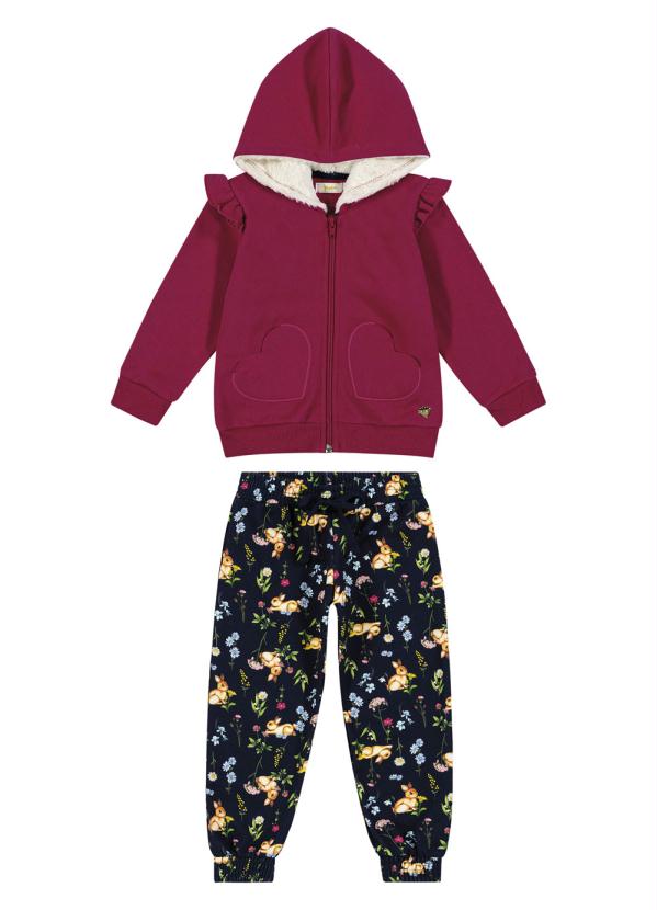 

Conjunto Infantil Feminino Vermelho