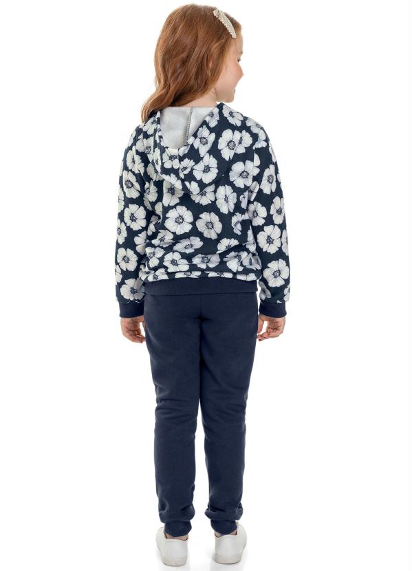 

Conjunto Infantil Floral Azul