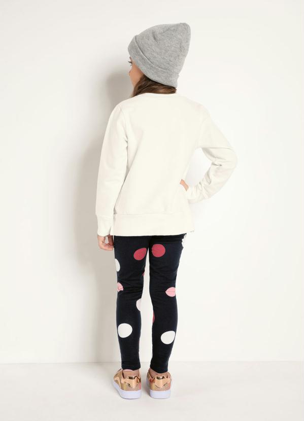 

Conjunto Infantil Off White e Preto Rovitex, Branco