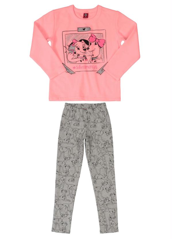 

Conjunto Infantil Selfie Rosa