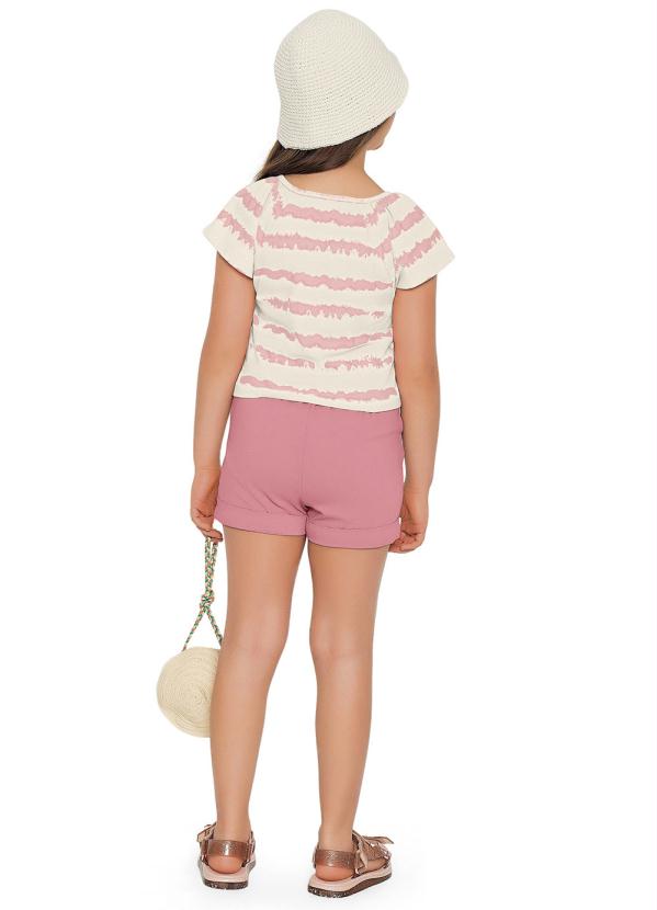 

Cj.Blusa/Short Playground Rosa