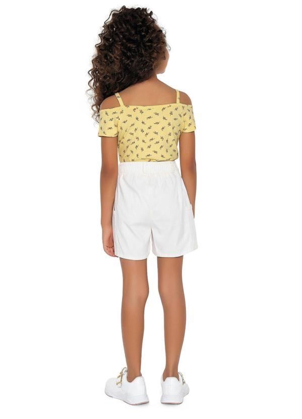 

Conjunto Blusa e Short Amarelo