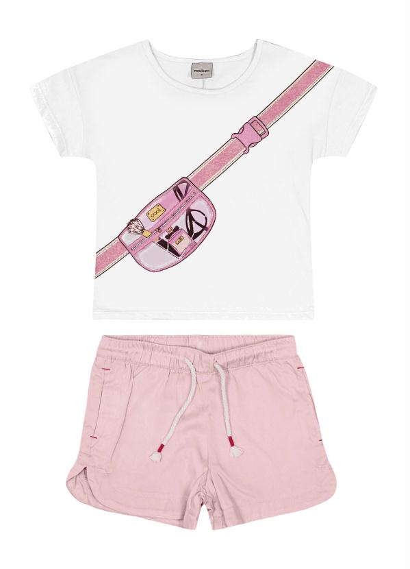 

Conjunto Infantil Bolsinha Branco