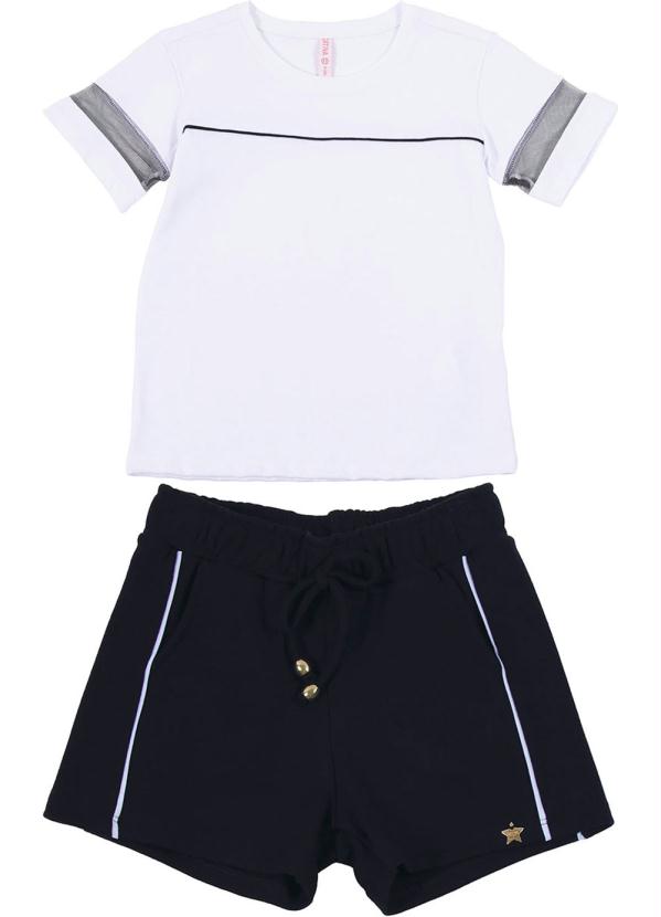 

Conjunto Infantil Feminino Branco