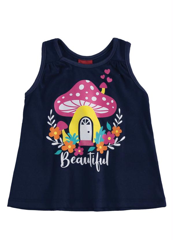 

Conjunto Infantil Feminino Marinho, Azul