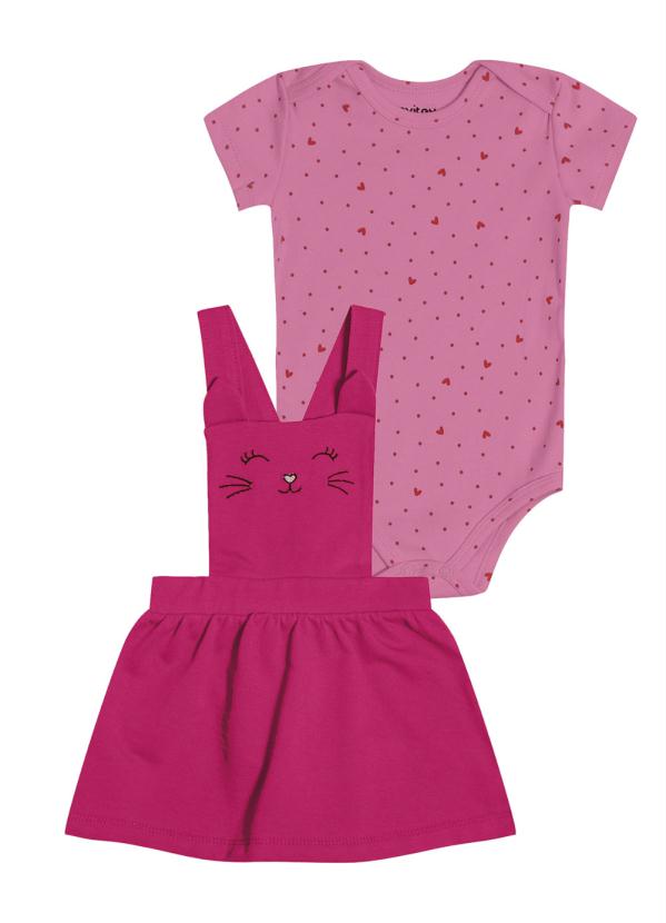 

Conjunto Infantil Feminino Rosa