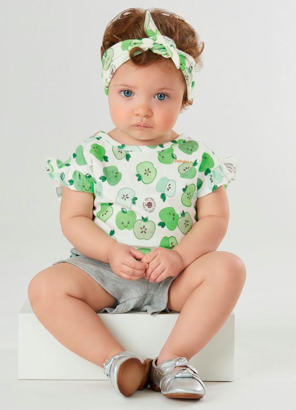 

Conjunto Infantil Frutinhas Verde