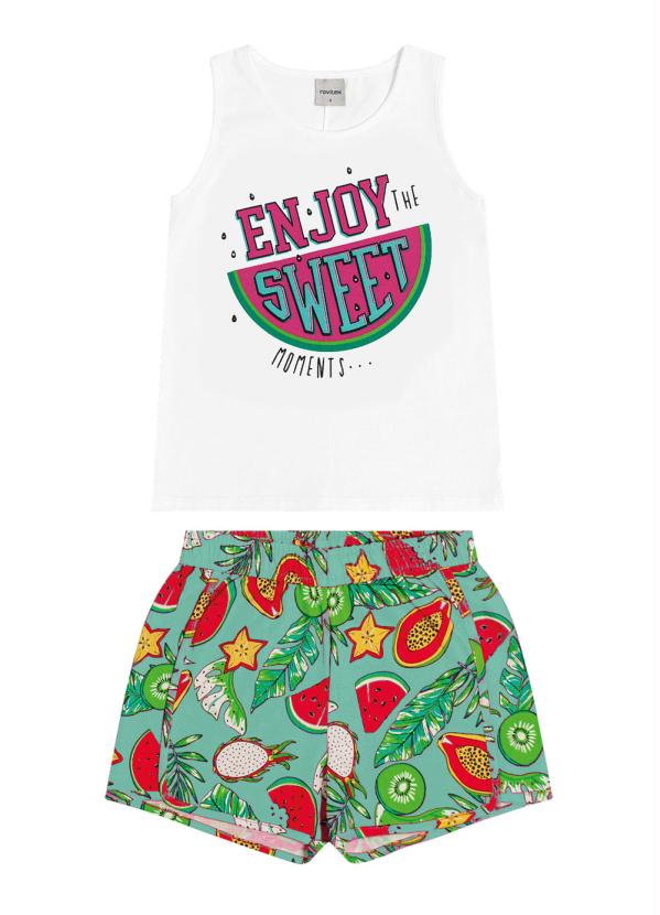 

Conjunto Infantil Frutinhas Verde