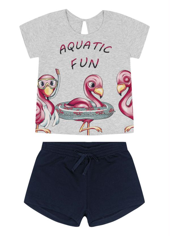 

Conjunto Infantil Fun Cinza