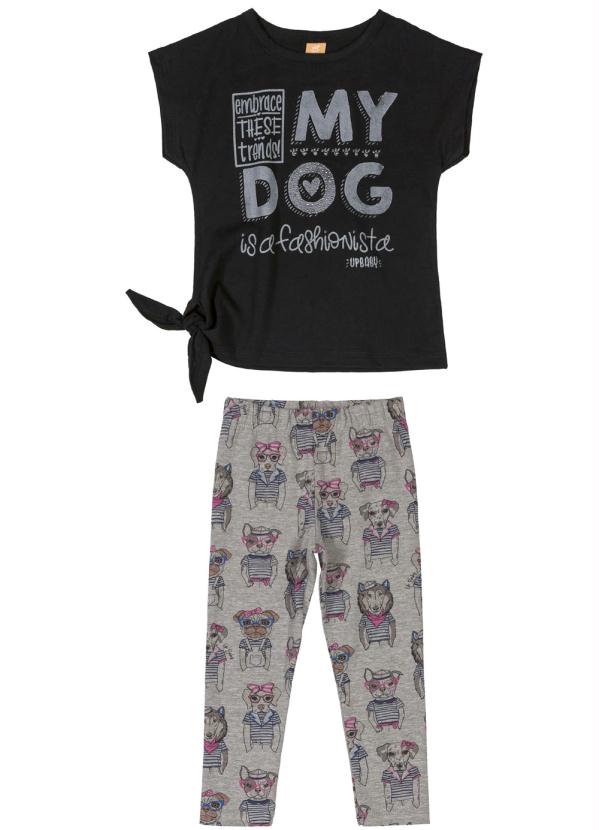 

Conjunto My Dog Fashionista Preto