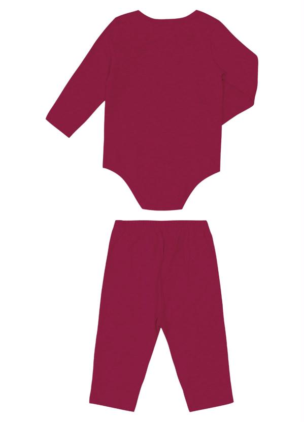 

Conjunto Infantil Feminino Vermelho