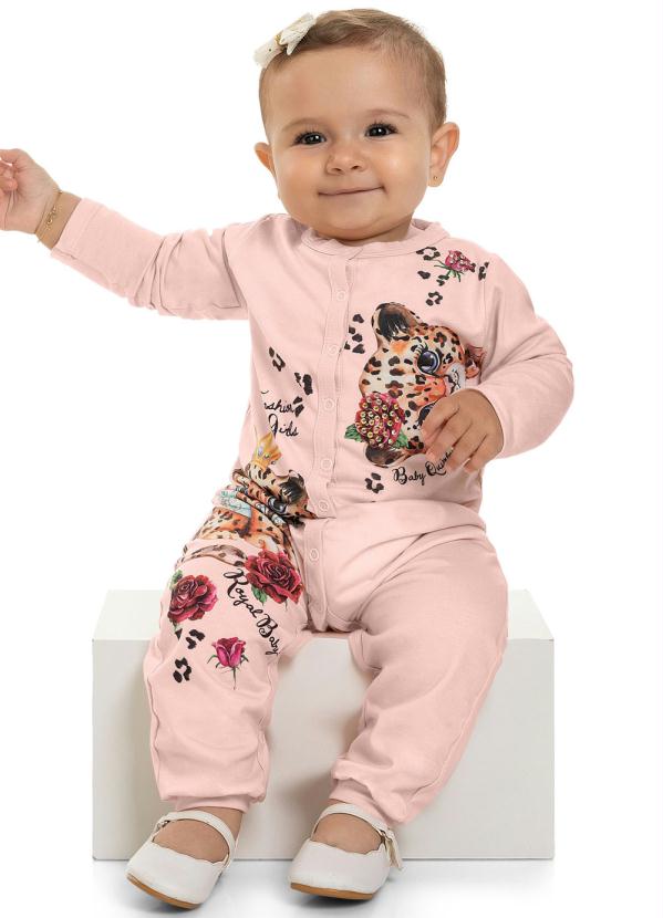 

Macacão Infantil Fashion Girl Rosa