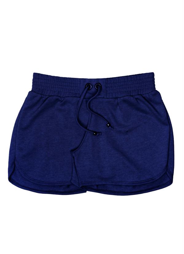 

Shorts Moletinho Feminino Azul