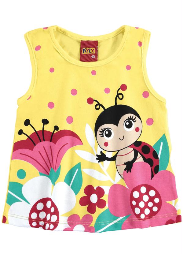 

Blusa Infantil Feminina Amarelo