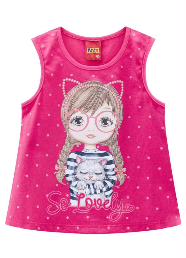 

Blusa Infantil Feminina Rosa