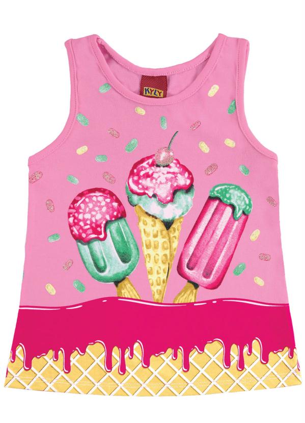 

Blusa Infantil Feminina Rosa